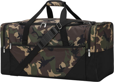 Bolsa viaje hombre 25pulg 56L espaciosa camuflaje