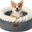 Cama gato redonda lavable suave con base antiderrapante