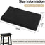 Cojín rectangular para taburete 18x9.5" color negro