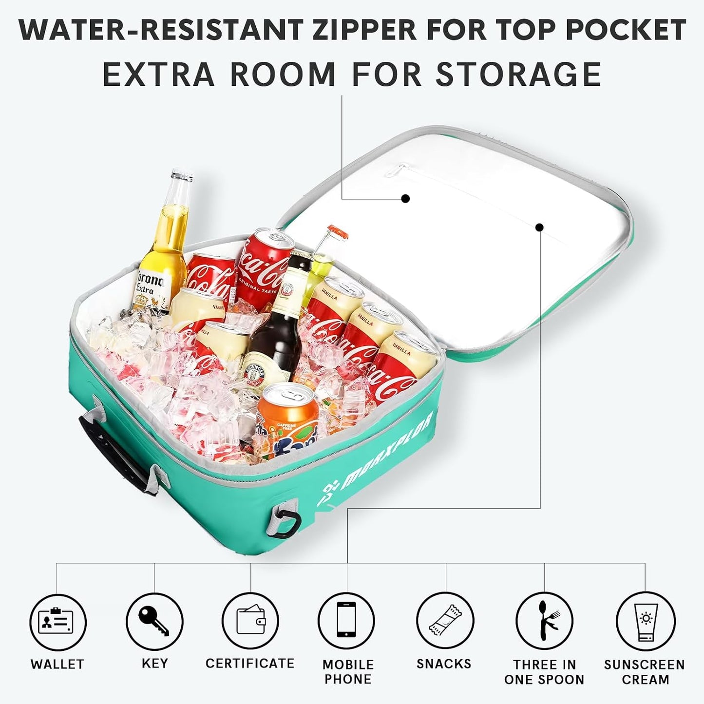 Bolsa térmica impermeable PVC para paddleboard 12 latas