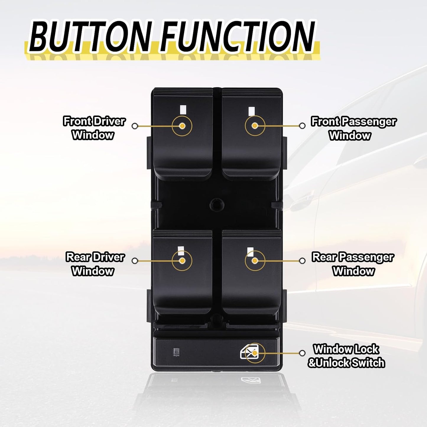 Interruptor control ventana Chevy Silverado 07-13