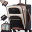 Maleta mano 22x14x9 impermeable 3 bolsas ruedas 360° TSA