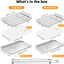 Cesta freidora aire acero inox 60 pzas papel pergamino