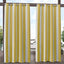 Panel cortina rayas Canopy 54x96" baño de sol blanco set 2