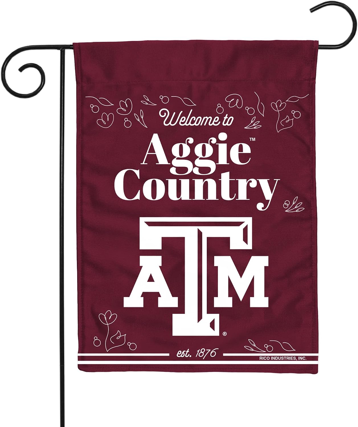 Bandera jardín doble cara 18pulg NCAA 13
