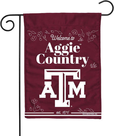 Bandera jardín doble cara 18pulg NCAA 13