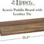 Tabla cortar servir madera acacia 21.5x8.75x0.75