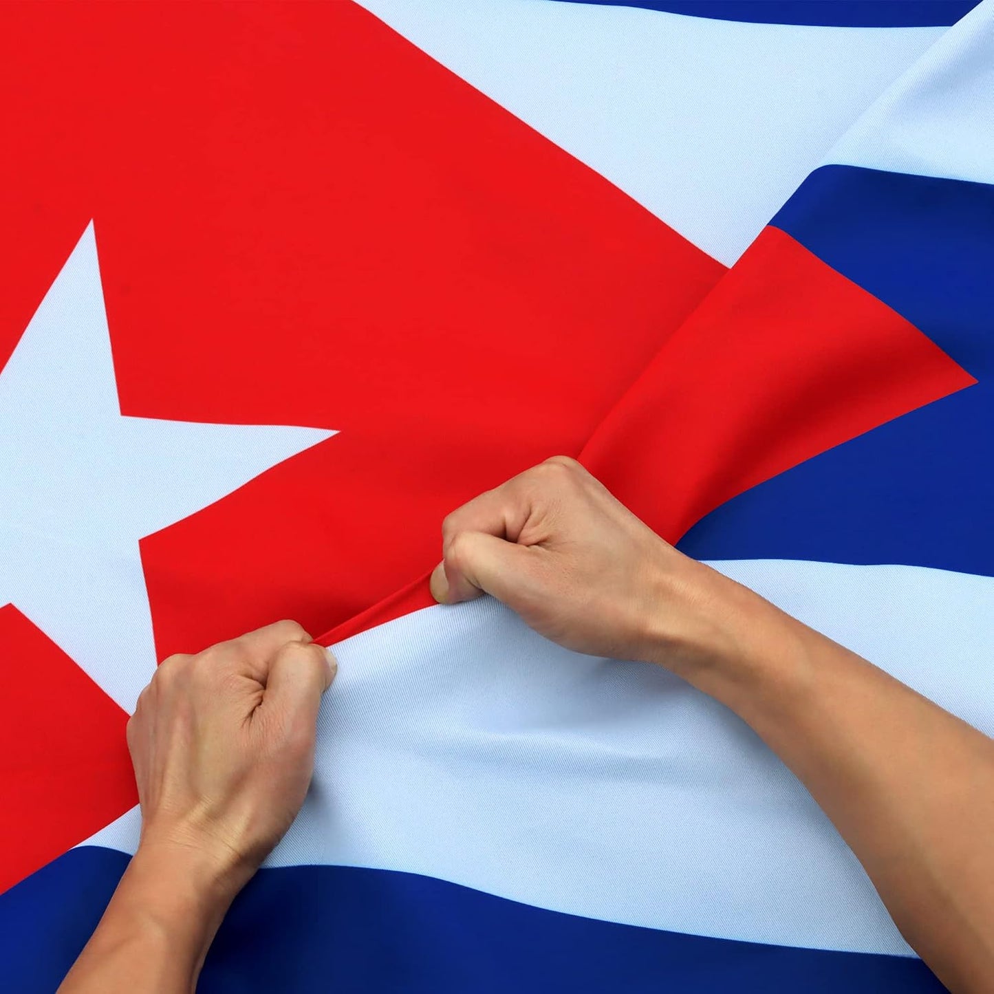 Bandera Cuba 3x5ft 3 capas resistente rasgaduras y arrugas