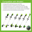 Carrete dual STF402 para Greenworks 80V ST80L210