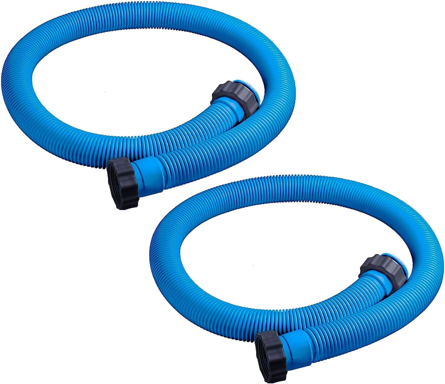 Manguera repuesto bomba piscina 1-1/2pulg 59pulg filtros arena y sal pack 2 azul
