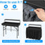 Mesa plegable enfriadora hielo doble capa falda negra