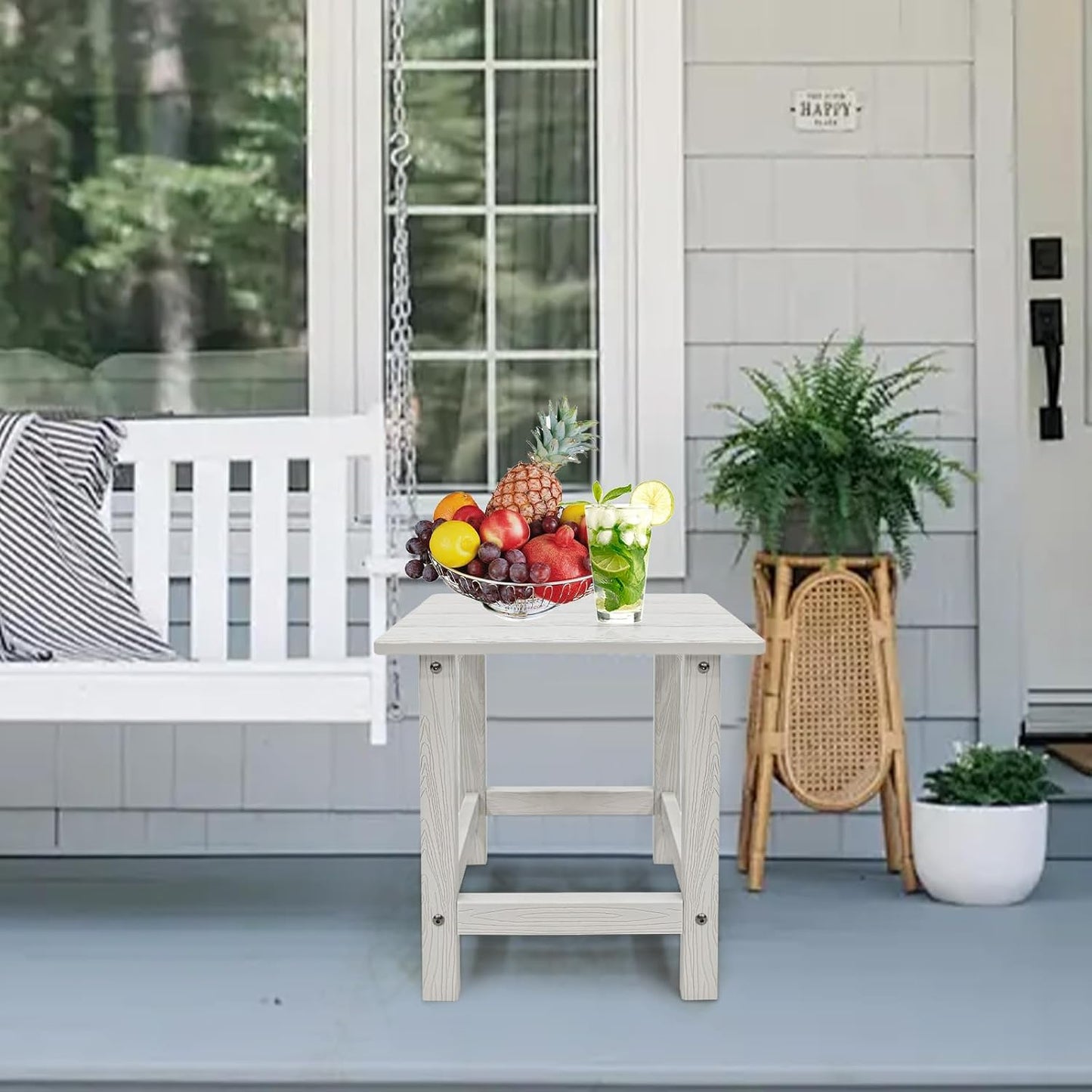 Mesa auxiliar Adirondack uso exterior e interior color
