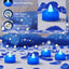 12 Velas Té LED Azules Sin Llama Batería Decoración Hogar Fiesta