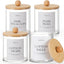 Set 4 organiz. baño soporte Qtip decoración