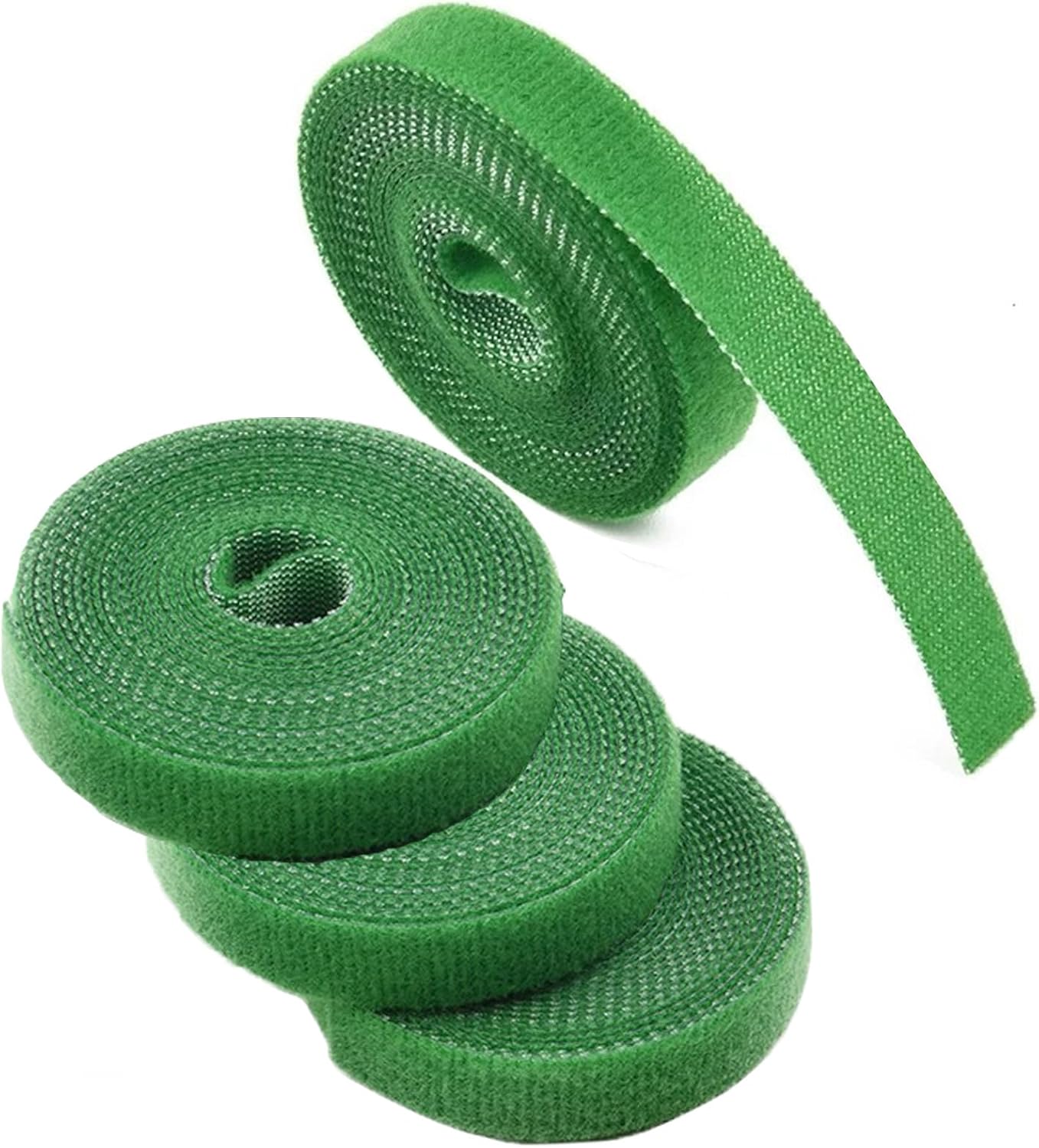 Cinta jardín reutiliz. gancho bucle 0.8" 16pies 4uds