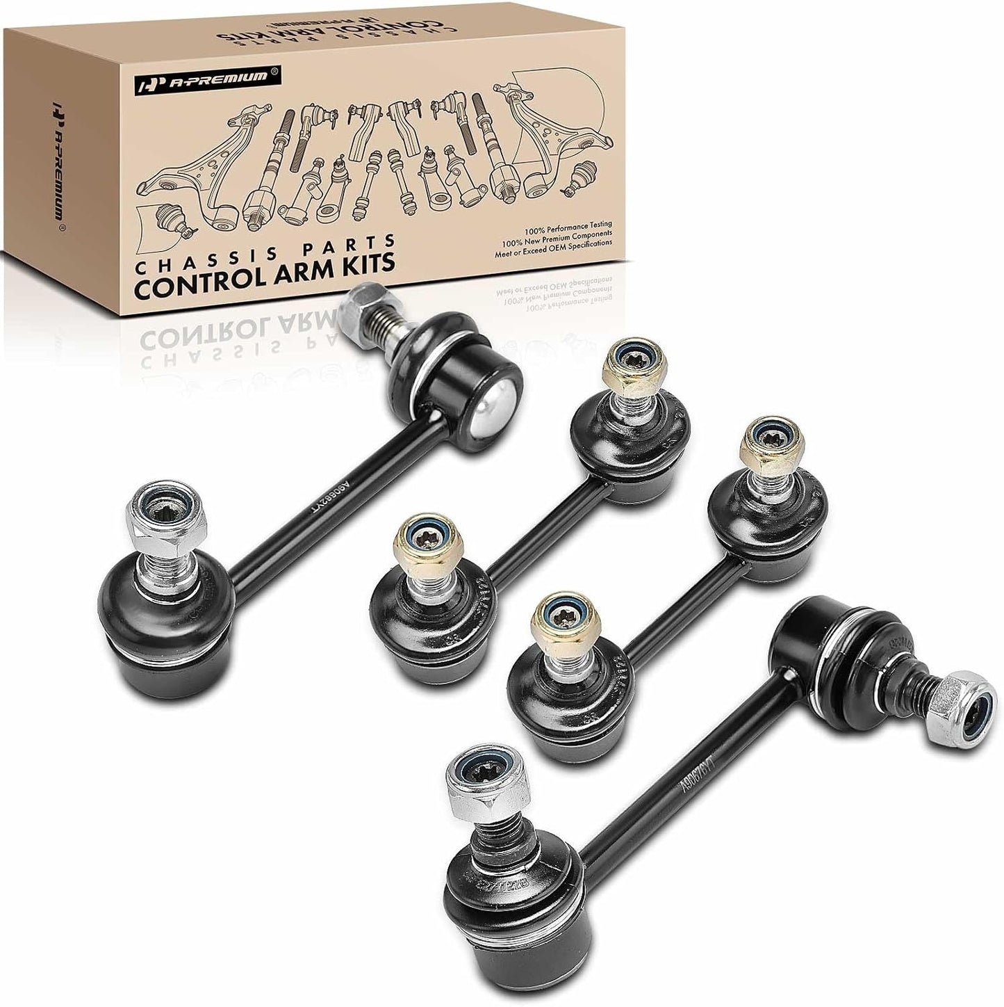 Set 4 Eslabones Barra Estabilizadora Lexus LS