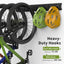 Estante bicis 48pulg para 6 bicis 5 cascos acero garaje
