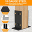 Base poste ajustable 6x6pulg acero soporte anclaje