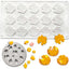 2 Pzas Moldes Silicona Panal Abeja 15 Cavidades para Hornear