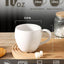 Set 4 Tazas Cerámica 473ml para Café Té Capuchino