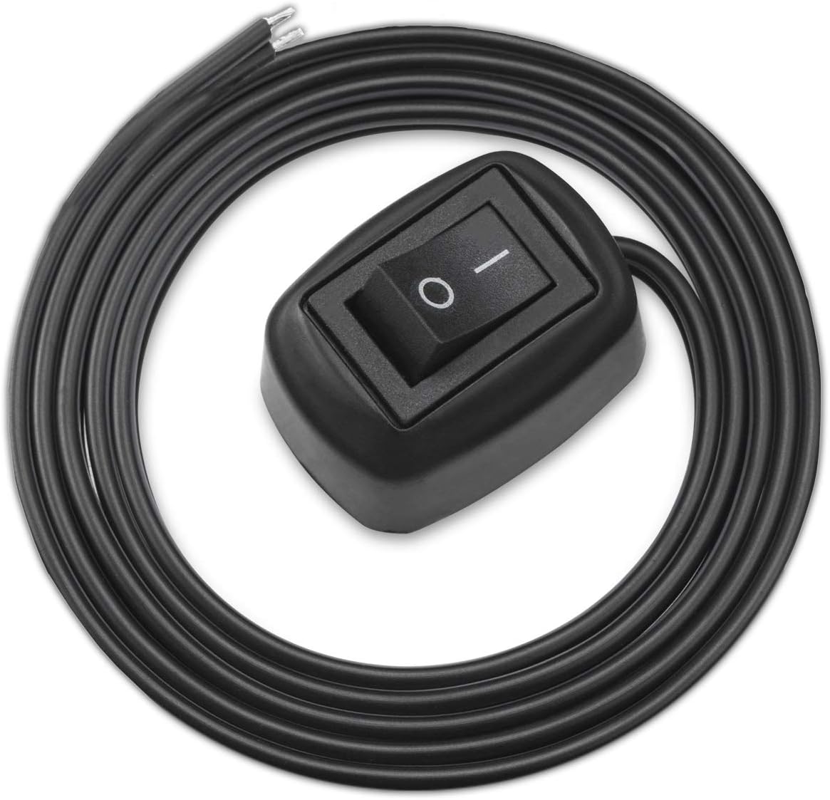 Interruptor botón automóvil DC12V 39pulg forma gota