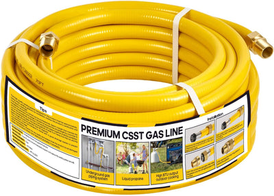 Tubo gas CSST 100ft 1/2pulg acero inox corrugado propano