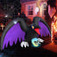 Decoración Halloween cuervo inflable RGB LED