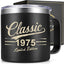 Taza café aislada acero regalo cumpleaños hombres
