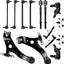 Kit suspensión brazos control Toyota Camry 12 Uds