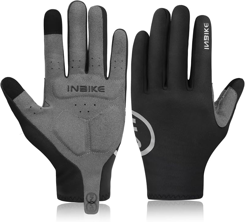 Guantes ciclismo forro polar tactil acolchados