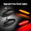 Luces LED doble cara Chevy Silverado GMC Sierra 2014 rojo