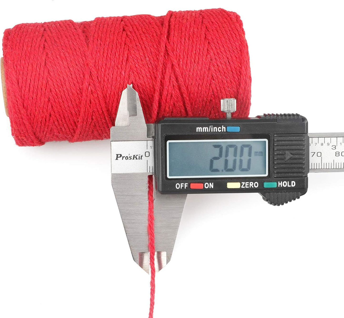Cuerda roja 328ft 2mm para manualidades San Valentín