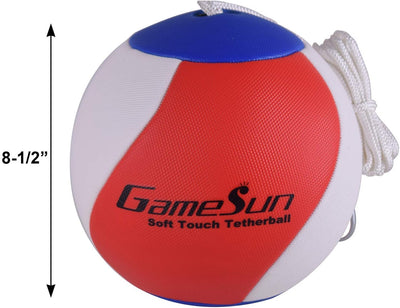 Set Tetherball cuerda suave portátil para exteriores
