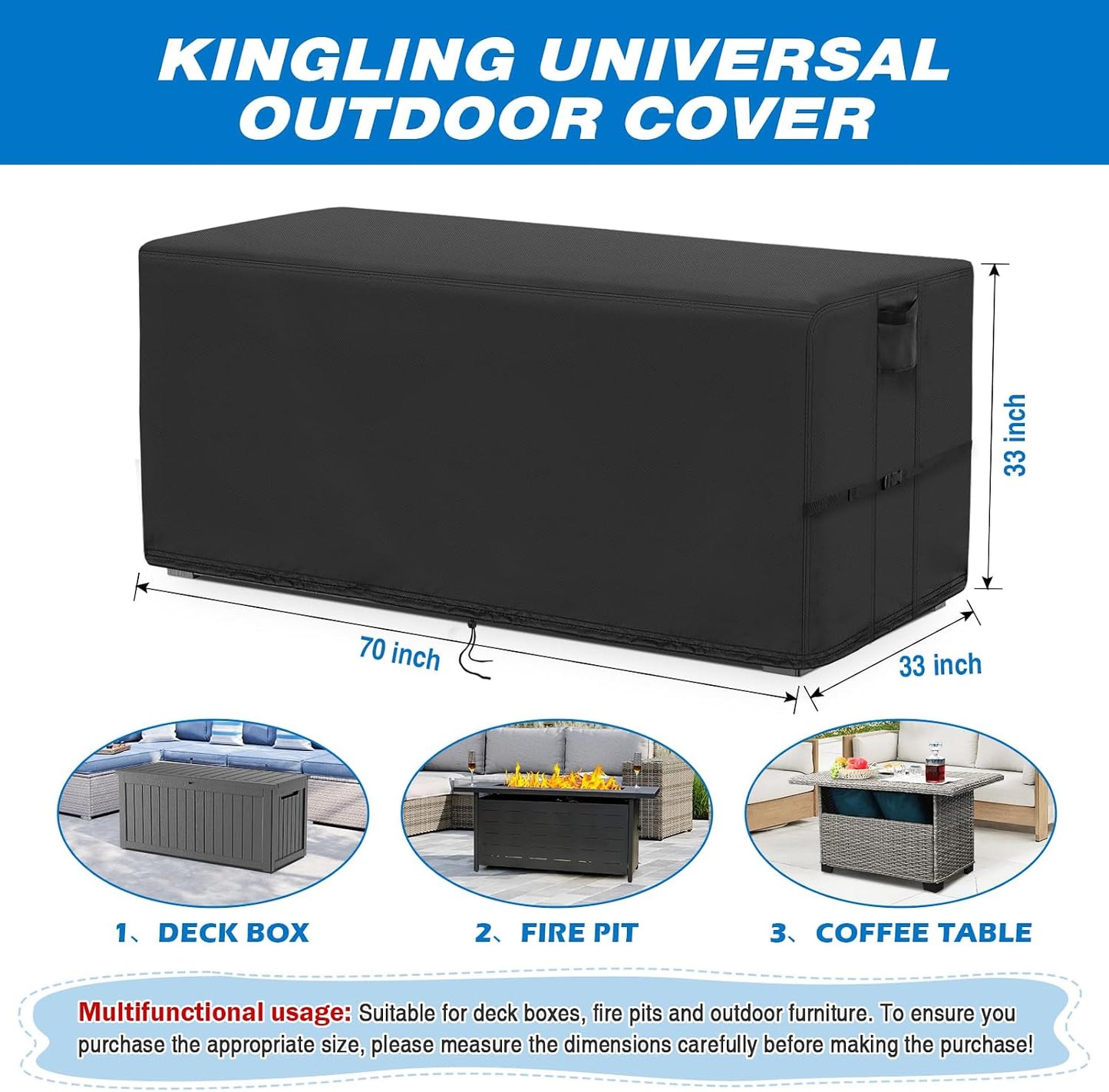 Cubierta caja terraza 260gal impermeable exterior