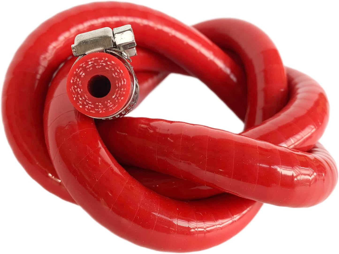 Manguera silicona reforzada 6.5mm 3.28ft 145PSI roja
