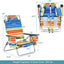 Silla playa camping con reposabrazos plegable