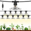Luces LED cultivo invernadero impermeables espectro completo