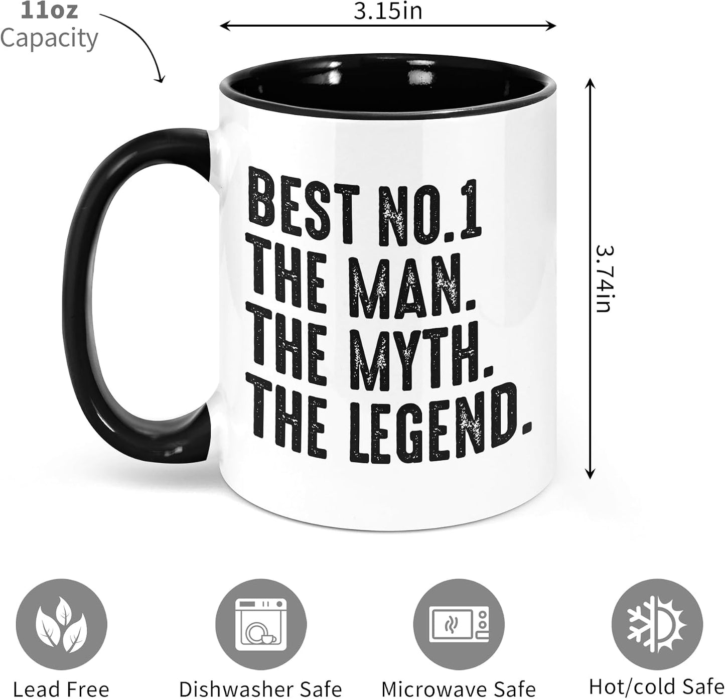 Regalo para suegro cumpleaños navidad 11oz