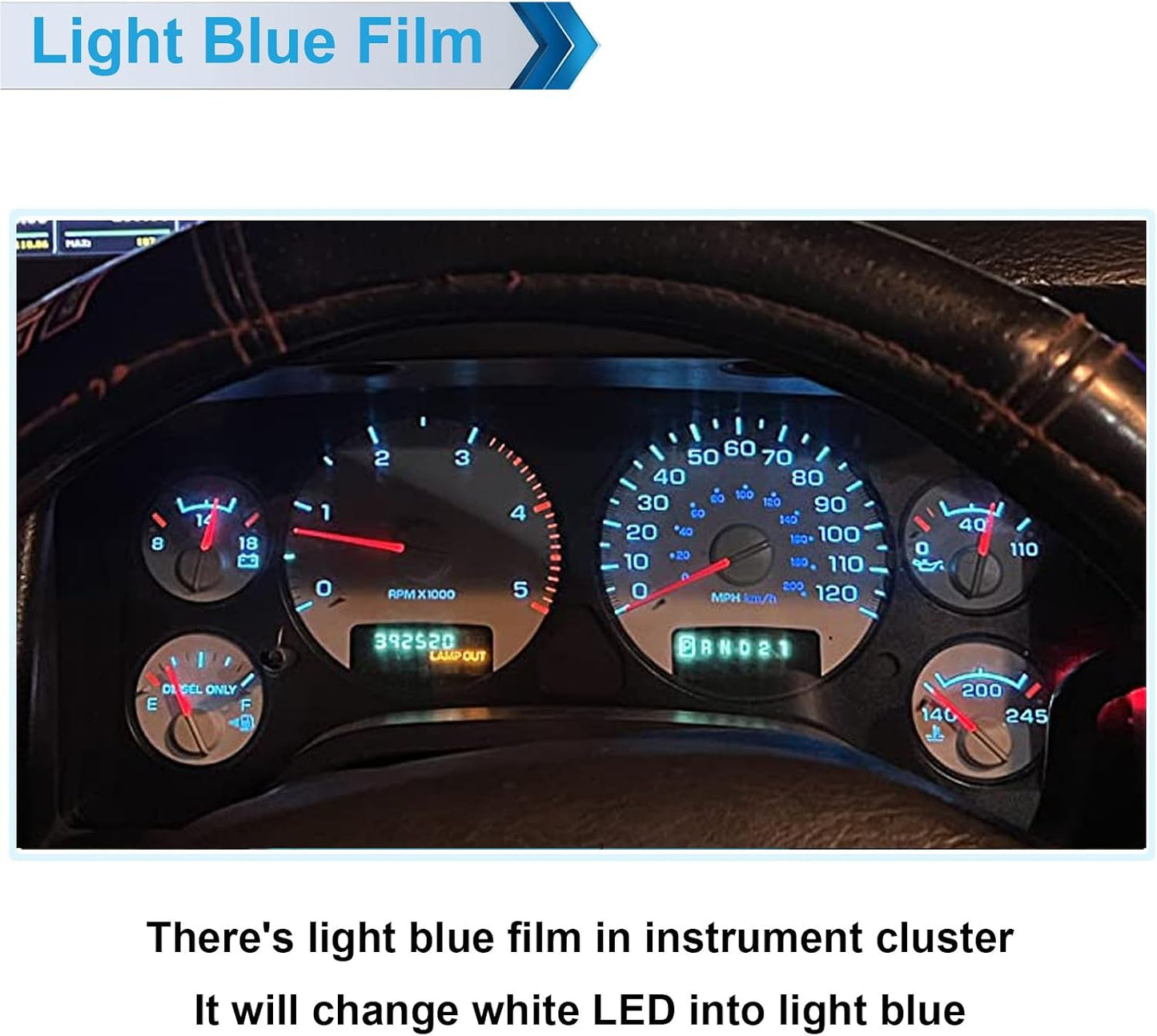 Panel instrumentos Dodge Ram 2006 14 Pzas LED