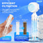 Kit ducha de mano alta presión filtros reemplazables 79"