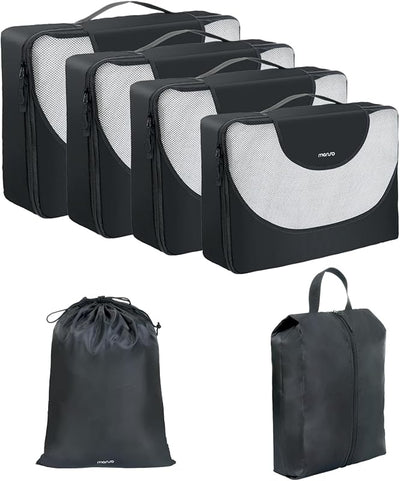 Set 6 Cubos Embalaje Organiz. Maleta Viaje