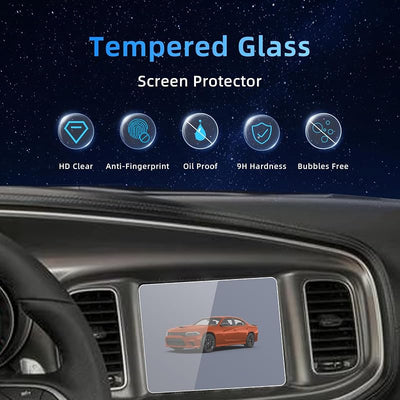 Protector vidrio templado Dodge Charger Uconnect 8.4"