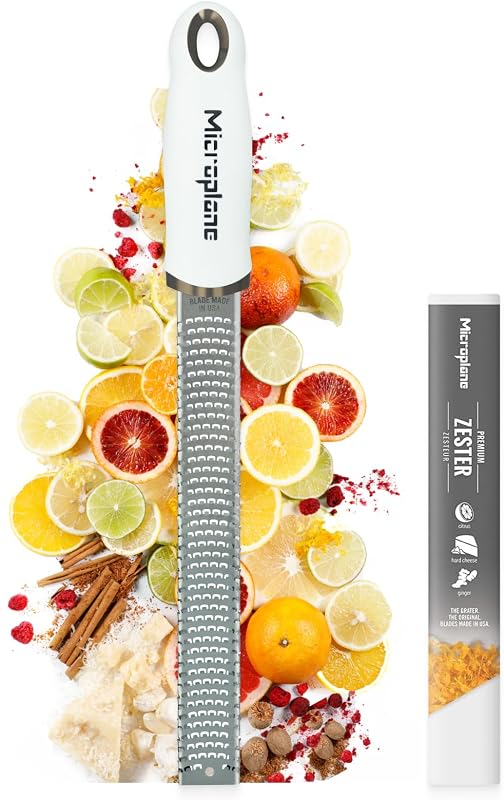 Rallador Zester Microplane cítricos color blanco
