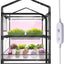 Mini invernadero interior luz 2 niveles PVC