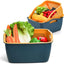 Set 2 Coladores Cocina 9-8qt Cesta Plástico Doble Capa Drenaje