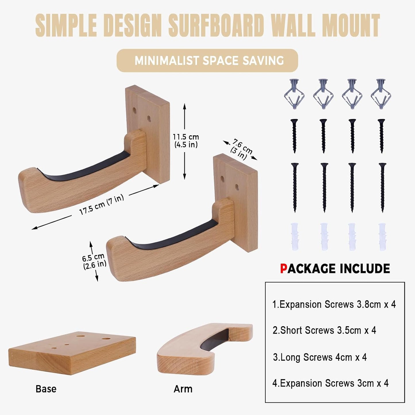 Tablas surf madera para colgar en pared