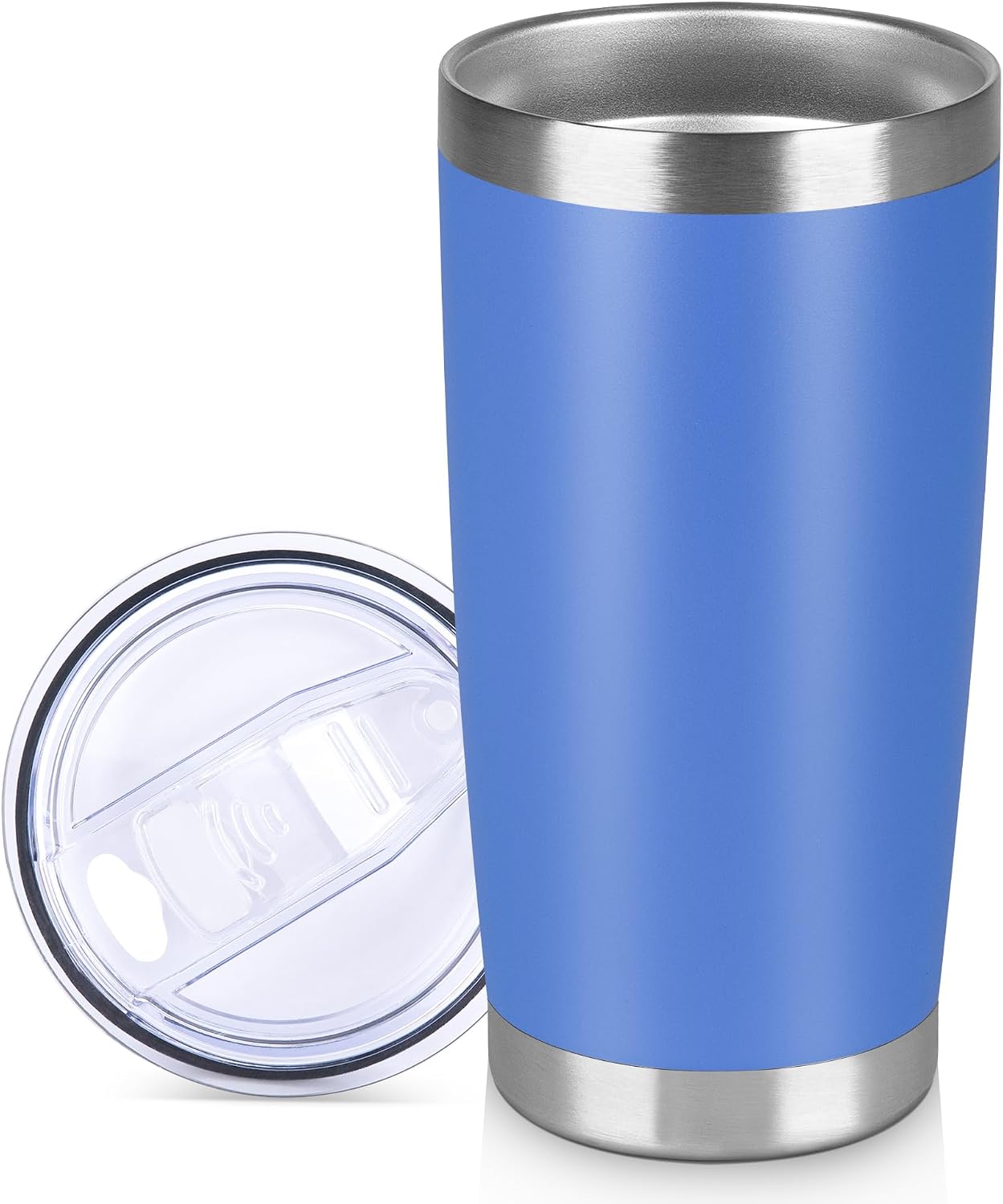 Vaso térmico acero inox 20oz doble pared con tapa