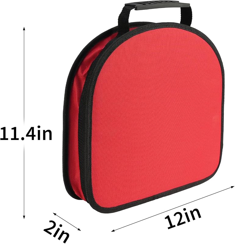 Kit herramientas 164 pzas bolsa redonda escarlata 12x11.4"