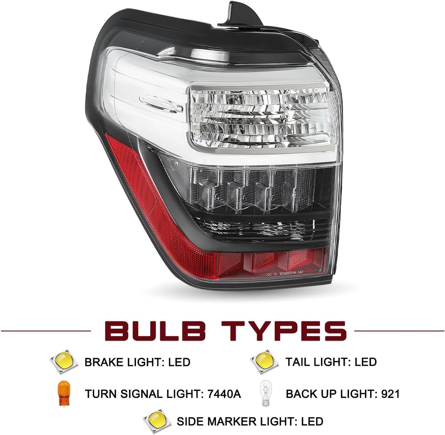 Conjunto luz trasera Toyota 4Runner 14-20 lado izquierdo