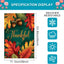 Bandera otoño 28x40pulg diseño bellotas para exteriores